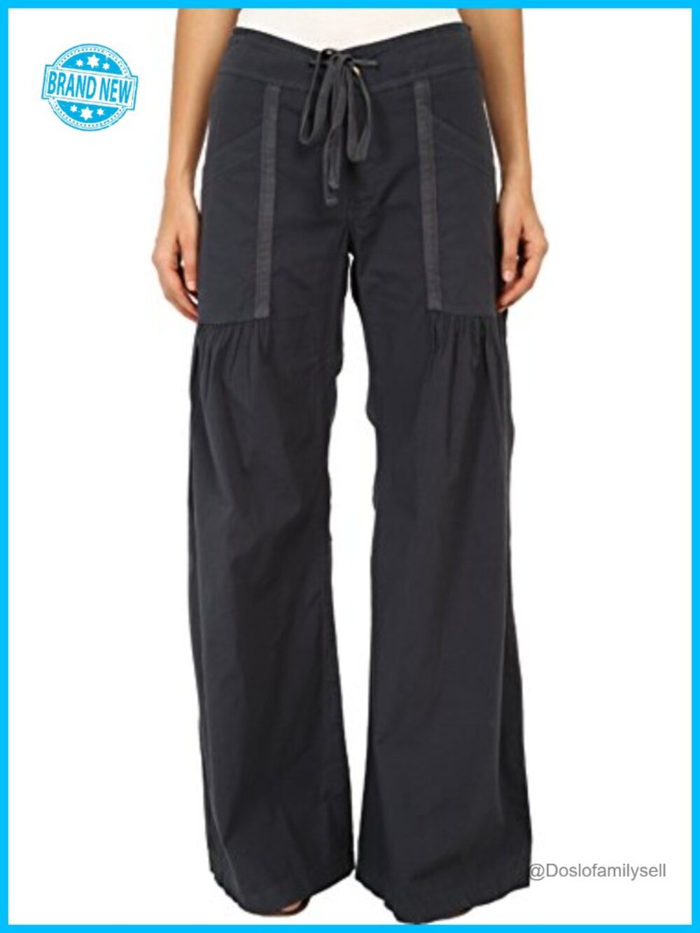 XCVI Willow High Rise Wide Leg Stretch Poplin Pants